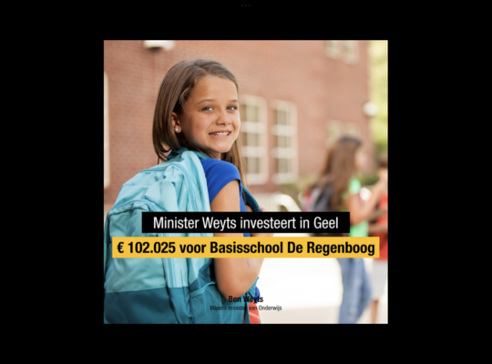 School investering Geel