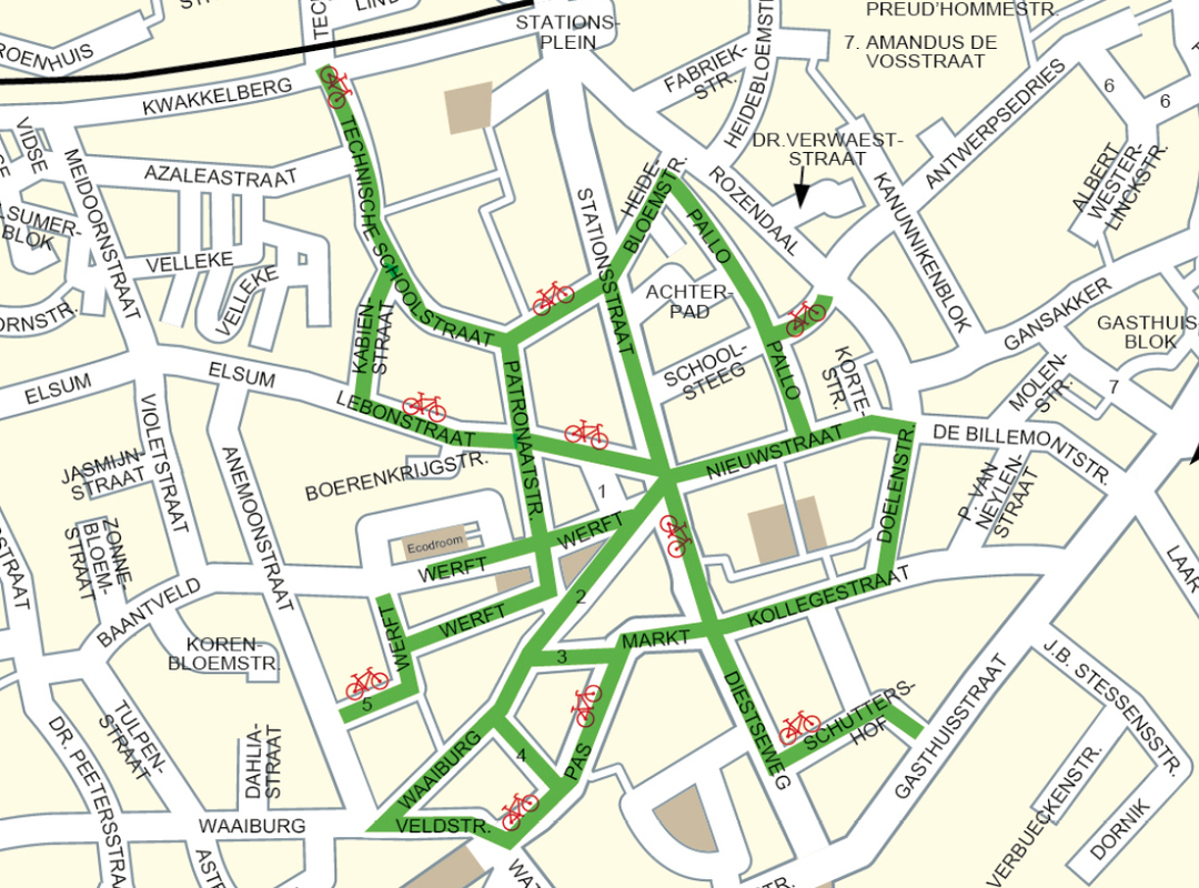 Plan fietszone 15 juni 2020